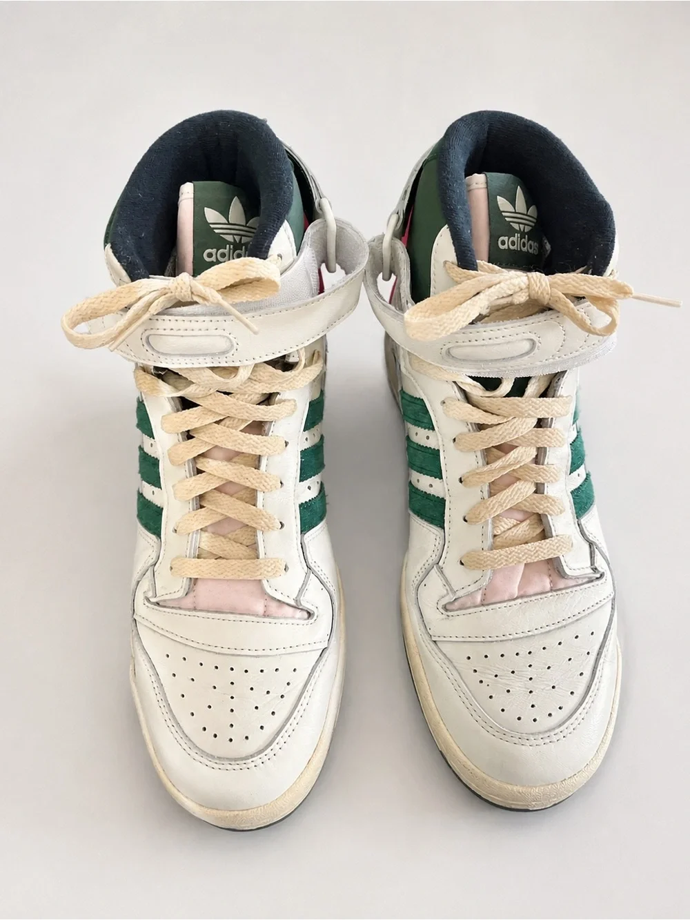 Adidas Forum 84 High Team Dark Green GW2203, Men’s Size 10, worn twice